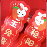 Maxbell 4Pcs Traditional Chinese New Year Couplets for 2023 Rabbit Lunar New Year style C