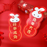 Maxbell 4Pcs Traditional Chinese New Year Couplets for 2023 Rabbit Lunar New Year style C