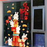 Maxbell Traditional Window Cling Sticker Window Decal for Bedroom Wedding Decoration 68cmx114cm