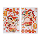 Maxbell Traditional Window Cling Sticker Window Decal for Bedroom Wedding Decoration 74cmx41cm