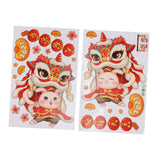 Maxbell Traditional Window Cling Sticker Window Decal for Bedroom Wedding Decoration 74cmx41cm