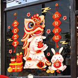 Maxbell Traditional Window Cling Sticker Window Decal for Bedroom Wedding Decoration 57cmx54cm