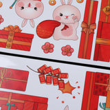 Maxbell Traditional Window Cling Sticker Window Decal for Bedroom Wedding Decoration 69cmx50cm