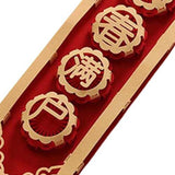 Maxbell Chinese New Year Spring Couplets Non Woven Fabric Bendable Red Color Durable Style D