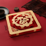 Maxbell Chinese New Year Spring Couplets Non Woven Fabric Bendable Red Color Durable Style F