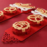 Maxbell Chinese New Year Spring Couplets Non Woven Fabric Bendable Red Color Durable Style F
