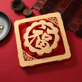 Maxbell Chinese New Year Spring Couplets Non Woven Fabric Bendable Red Color Durable Style F