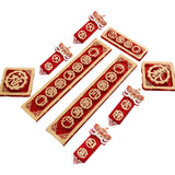Maxbell Chinese New Year Spring Couplets Non Woven Fabric Bendable Red Color Durable Style H