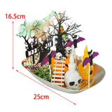 Maxbell Christmas Tree Ornament Outdoor Autumn Supplies 6 Pieces for Hallowmas