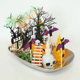 Maxbell Christmas Tree Ornament Outdoor Autumn Supplies 6 Pieces for Hallowmas