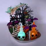 Maxbell Christmas Tree Ornament Outdoor Autumn Supplies 6 Pieces for Hallowmas