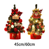 Maxbell Fairy Lights LED Party Outdoor String Lights Festival Lighted Christmas Tree Red 12x12x45cm