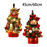 Maxbell Fairy Lights LED Party Outdoor String Lights Festival Lighted Christmas Tree Red 12x12x45cm