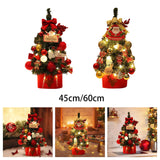 Maxbell Fairy Lights LED Party Outdoor String Lights Festival Lighted Christmas Tree Red 12x12x45cm