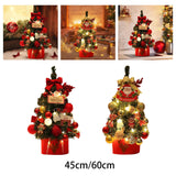 Maxbell Fairy Lights LED Party Outdoor String Lights Festival Lighted Christmas Tree Red 12x12x45cm