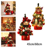Maxbell Fairy Lights LED Party Outdoor String Lights Festival Lighted Christmas Tree Red 12x12x45cm