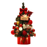 Maxbell Fairy Lights LED Party Outdoor String Lights Festival Lighted Christmas Tree Red 12x12x45cm