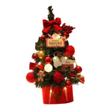 Maxbell Fairy Lights LED Party Outdoor String Lights Festival Lighted Christmas Tree Red 12x12x45cm