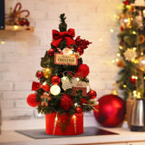Maxbell Fairy Lights LED Party Outdoor String Lights Festival Lighted Christmas Tree Red 15x14x60cm