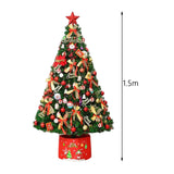 Maxbell Christmas Tree Decor with Lights for Shop Window Dinner Outdoor Indoor style B