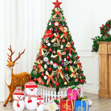Maxbell Christmas Tree Decor with Lights for Shop Window Dinner Outdoor Indoor style B