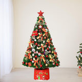 Maxbell Christmas Tree Decor with Lights for Shop Window Dinner Outdoor Indoor style B