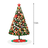 Maxbell Christmas Tree Decor with Lights for Shop Window Dinner Outdoor Indoor style C