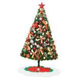 Maxbell Christmas Tree Decor with Lights for Shop Window Dinner Outdoor Indoor style C