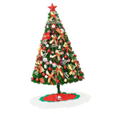 Maxbell Christmas Tree Decor with Lights for Shop Window Dinner Outdoor Indoor style C