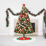 Maxbell Christmas Tree Decor with Lights for Shop Window Dinner Outdoor Indoor style C