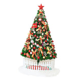 Maxbell Christmas Tree Decor with Lights for Shop Window Dinner Outdoor Indoor style D
