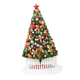 Maxbell Christmas Tree Decor with Lights for Shop Window Dinner Outdoor Indoor style D