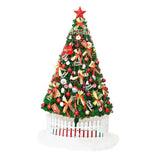 Maxbell Christmas Tree Decor with Lights for Shop Window Dinner Outdoor Indoor style D