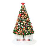 Maxbell Christmas Tree Decor with Lights for Shop Window Dinner Outdoor Indoor style D