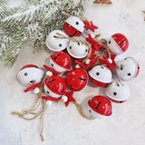 Maxbell 12x Bells Pendant Pendant Elements Craft for Christmas Tree Ornament Multicolor