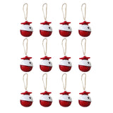 Maxbell 12x Bells Pendant Pendant Elements Craft for Christmas Tree Ornament Multicolor