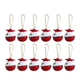 Maxbell 12x Bells Pendant Pendant Elements Craft for Christmas Tree Ornament Multicolor