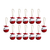 Maxbell 12x Bells Pendant Pendant Elements Craft for Christmas Tree Ornament Multicolor