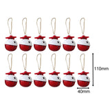 Maxbell 12x Bells Pendant Pendant Elements Craft for Christmas Tree Ornament Multicolor