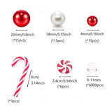 Maxbell Floating Candles Material Cabinet Home DIY Christmas Vase Filler Pearl style A