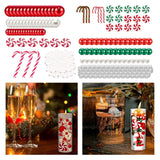 Maxbell Floating Candles Material Cabinet Home DIY Christmas Vase Filler Pearl style A