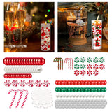 Maxbell Floating Candles Material Cabinet Home DIY Christmas Vase Filler Pearl style A