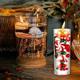 Maxbell Floating Candles Material Cabinet Home DIY Christmas Vase Filler Pearl style B
