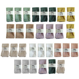 Maxbell 3 Pieces Washable Cloth Napkins Dining Table Mat Tableware Mat for Decor Green