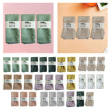 Maxbell 3 Pieces Washable Cloth Napkins Dining Table Mat Tableware Mat for Decor Green