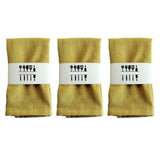 Maxbell 3 Pieces Washable Cloth Napkins Dining Table Mat Tableware Mat for Decor Yellow