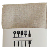 Maxbell 3 Pieces Washable Cloth Napkins Dining Table Mat Tableware Mat for Decor Apricot