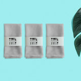 Maxbell 3 Pieces Washable Cloth Napkins Dining Table Mat Tableware Mat for Decor Grey