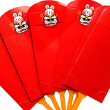 Maxbell Chinese Red Envelopes Hong Bao Red Packet for Birthday New Year Party 6 card slots