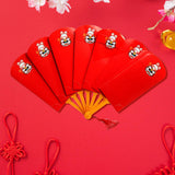 Maxbell Chinese Red Envelopes Hong Bao Red Packet for Birthday New Year Party 8 card slots
